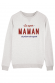 Sweat Femme Super maman personnalisable