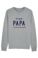 Sweat Homme Super papa personnalisable