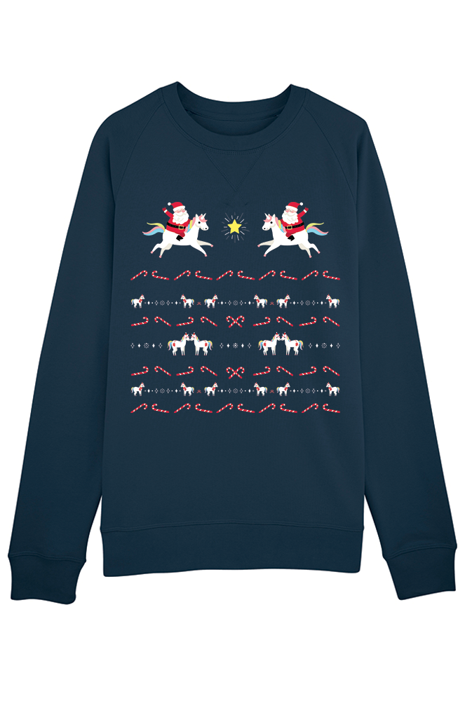 Pull De Noel Moche Générique Pull Noel Rigolo Femme Hiver, Drole Pull Moche, Famille Assortis, Sweat Polaire Chaud Sweatshirt (01 Bleu Foncé, S Pull De Noel Homme Drole