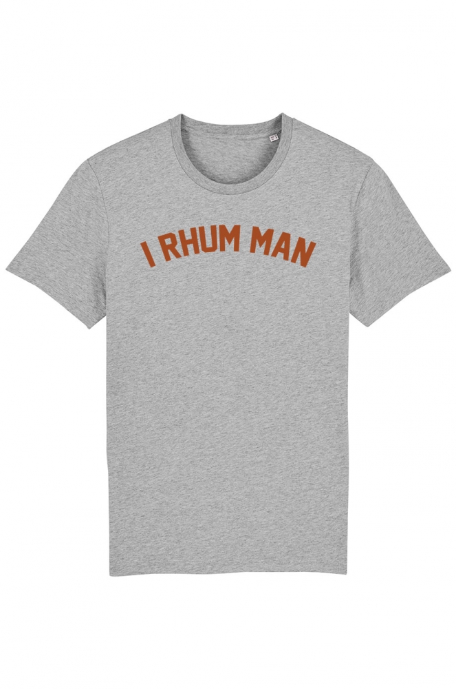 T-Shirt humour Homme I Rhum Man, 2 couleurs au choix bleu ou noir