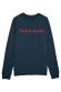 Sweat Homme Votre texte - Effet Velours