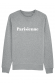 Sweat Femme Ville personnalisable (effet velours)