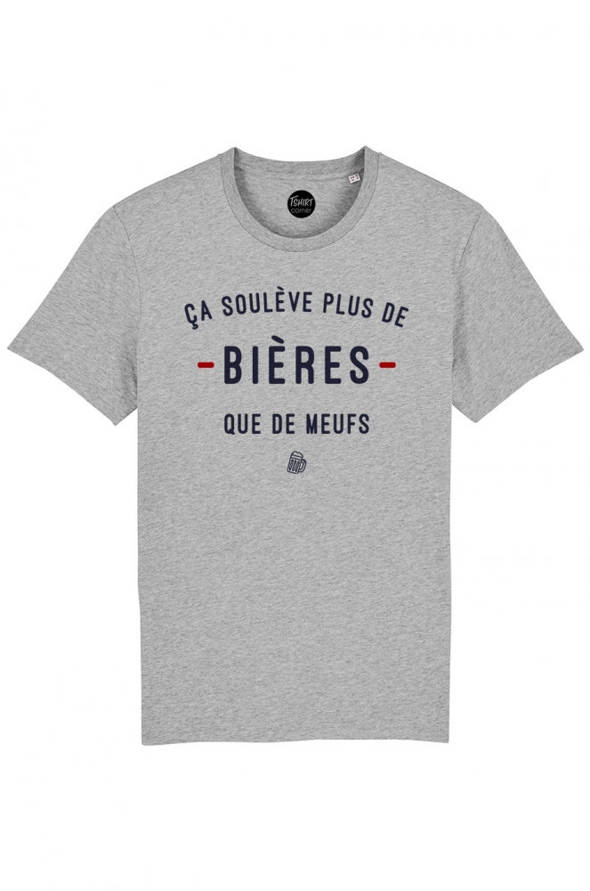 T-shirt - ça soulève plus de bières que de fonte