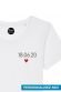 T-shirt Femme - Date coeur personnalisable