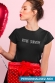 T-shirt femme personnalisable typo Bâton