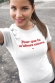 T-shirt femme - Pour que tu m'aimes encore (effet velours)