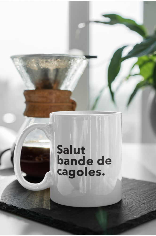 Mug Tasse Personnalisable avec votre texte Couronne de fleurs