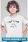T-shirt Enfant - C'est pas moi c'est "votre texte" personnalisable 