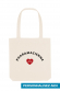 Tote bag - Métier coeur personnalisable