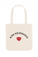 Tote bag - Métier coeur personnalisable