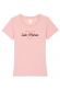 T-shirt femme - Coeur rose personnalisable