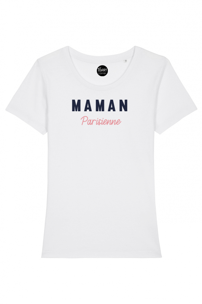 Writer Sign linear T-shirt femme personnalisable - Maman + votre texte