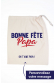 Pochette Bonne fête Papa personnalisable