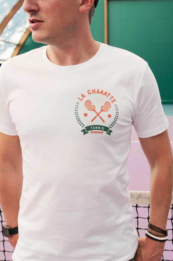 T-shirt - La chaaatte Tennis Academie - Tshirt Corner x Tennis Legend