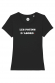 T-shirt Femme - Les Potins d'abord - Effet velours