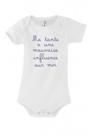 Body Bebe Mauvaise Influence Personnalisable