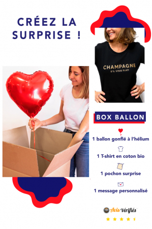 Box Ballon Champagne S'il Vous Plaît