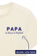 T-shirt Papa prénoms personnalisable