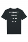 T-shirt Homme - Support your local Bar