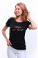 T-shirt femme - Amor Por Favor - Or rose