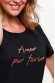 T-shirt femme - Amor Por Favor - Or rose