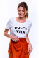 T-shirt femme - Dolce Vita - Effet Velours