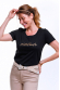 T-shirt femme - Pétillante - Effet Glitter