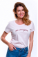 T-shirt femme - Mi Corazón - Effet Velours
