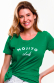 T-shirt femme - Mojito Club - Effet Velours