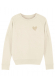 Coeur léopard - Sweat Femme - impression or