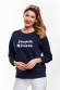 French RIviera - Sweat Femme - Inscription velours 