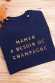 Maman a besoin de champagne - Sweat Femme - Inscription glitter 