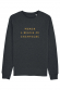 Maman a besoin de champagne - Sweat Femme - Inscription glitter 