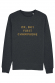 Ok, but first champagne - Sweat Femme - Inscription glitter 