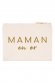 Pochette - Maman en or - effet glitter 