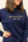 Maman en or - Sweat Femme - Inscription glitter 