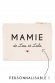 Pochette - "Mamie de coeur" - personnalisable