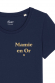 T-shirt Mamie en or