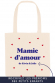 Tote Bag - Mamie d'Amour Prénom - Personnalisable