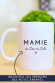 Mamie de coeur - Mug personnalisable