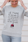 Je t'aime de tout mon cul - Sweat femme by Jean-michel Panda