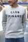 Sweat homme - Club Pinard (impression velours)