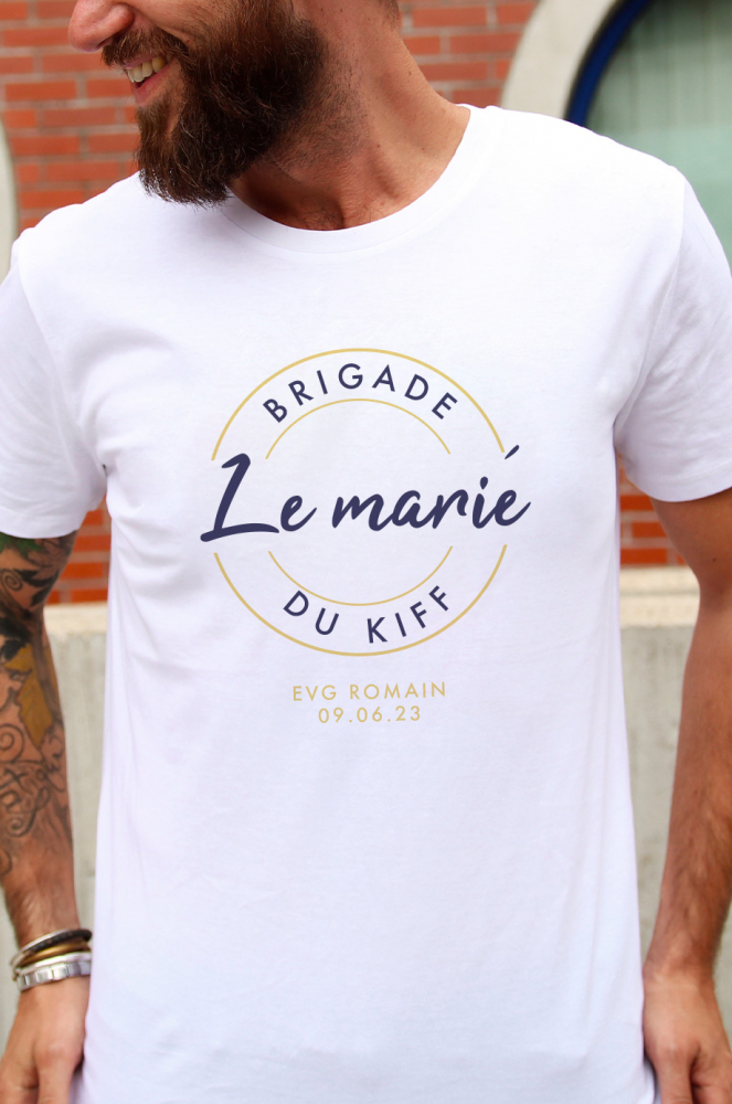 Brigade le marié personnalisable - T-shirt Home EVG