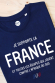 T-shirt Rugby - Je supporte la France et toutes les équipes qui jouent contre l'afrique du sud