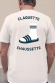 Claquette Chaussette - Tshirt écriture velours 