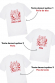 Féria personnalisable - T-shirt - Inscription devant et dos