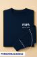 Sweat Homme papa date personnalisable