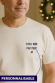 T-shirt Papa Papi personnalisable