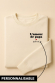 Sweat Homme Amour de papa personnalisable