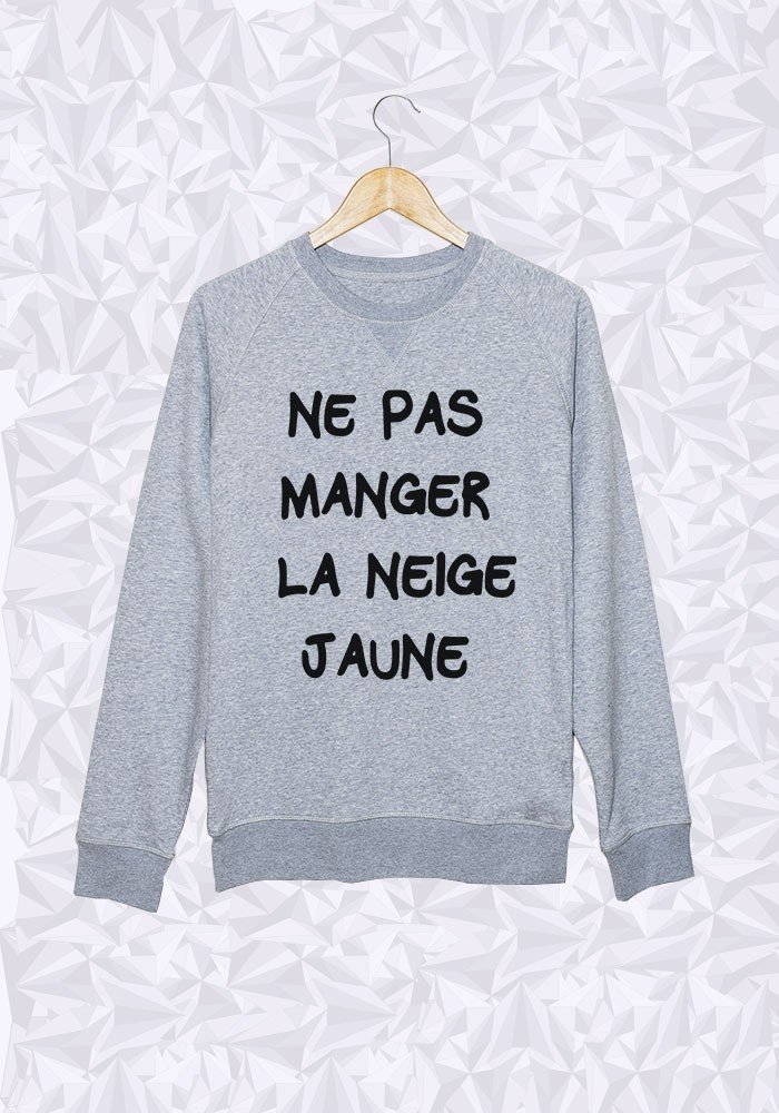 Choses et autres. - Page 11 Sweat-neige-jaune